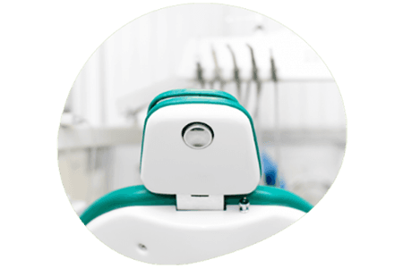 Dentist patient chair